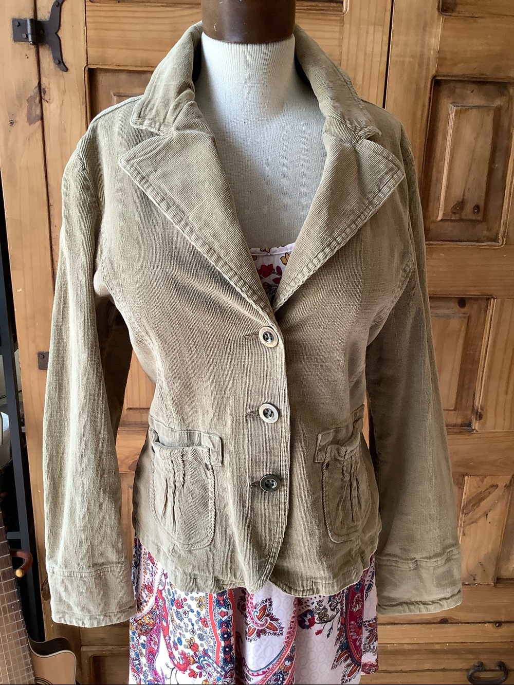 ambition Tan Corduroy Blazer Jacket